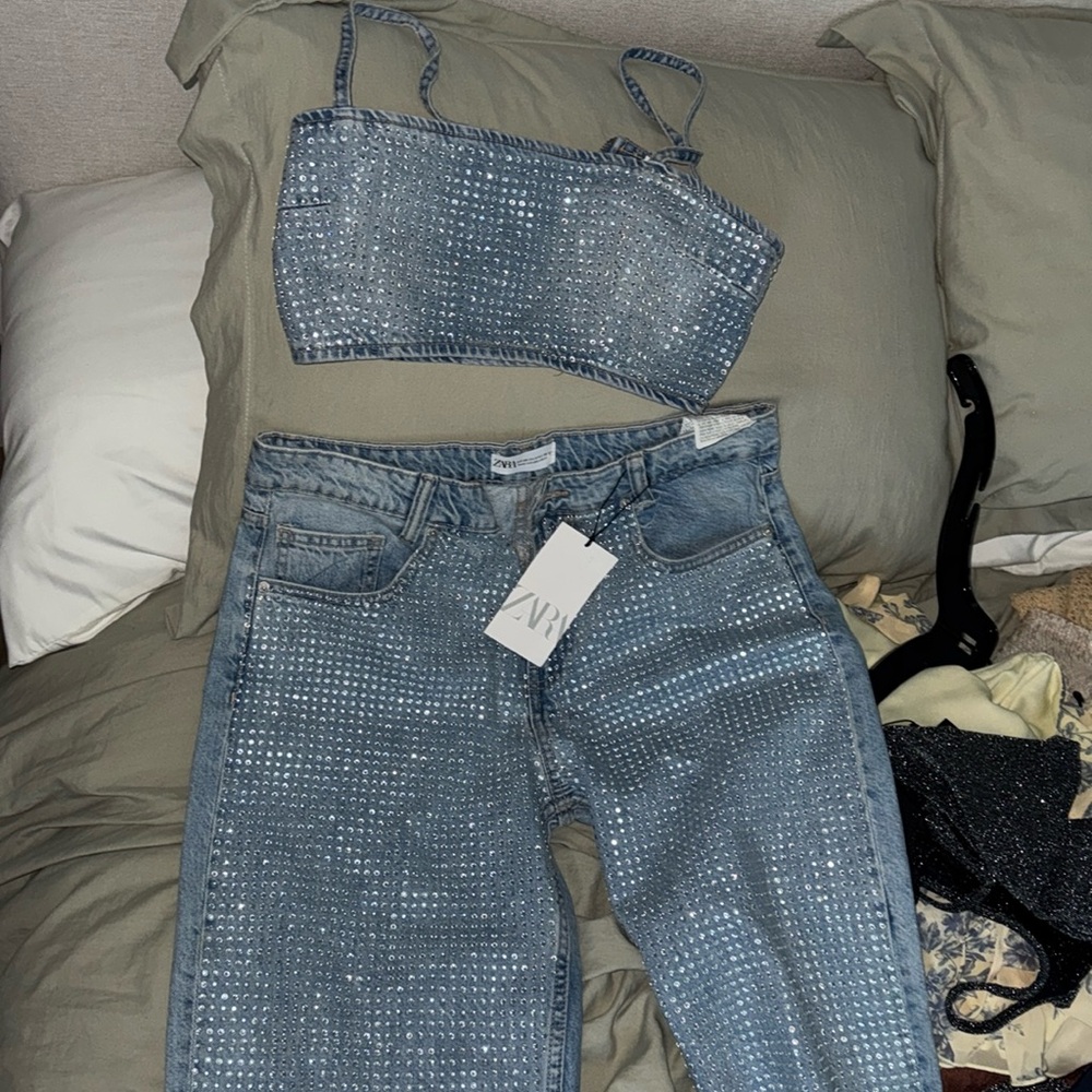 ZARA brand new sparkly set